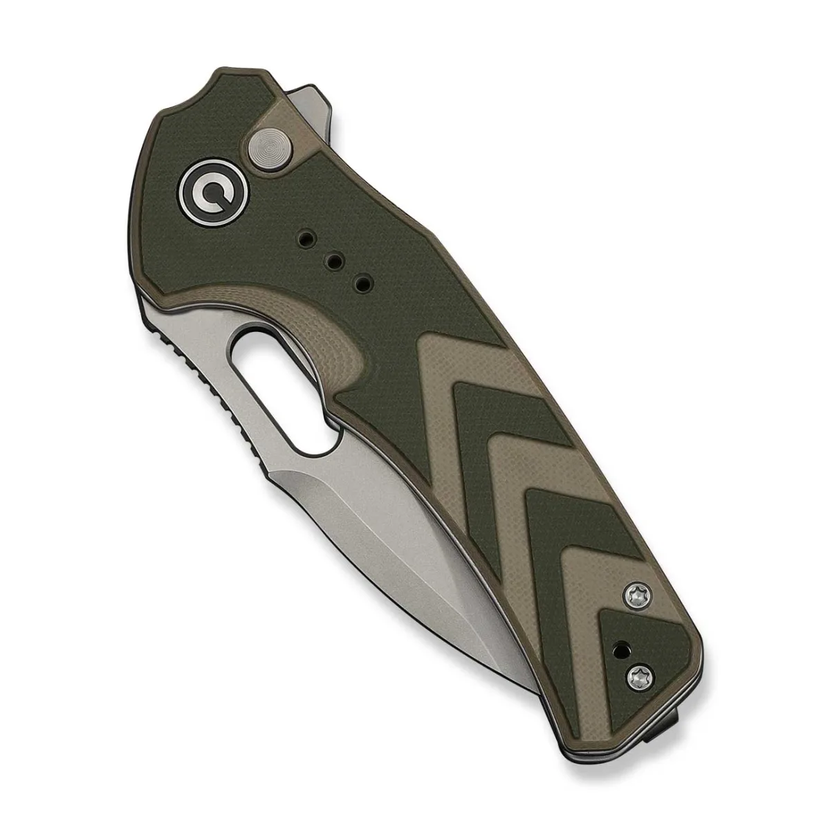 Nóż CIVIVI Vexron G10 Milled Green & Tan 14C28N — zdjęcie 4