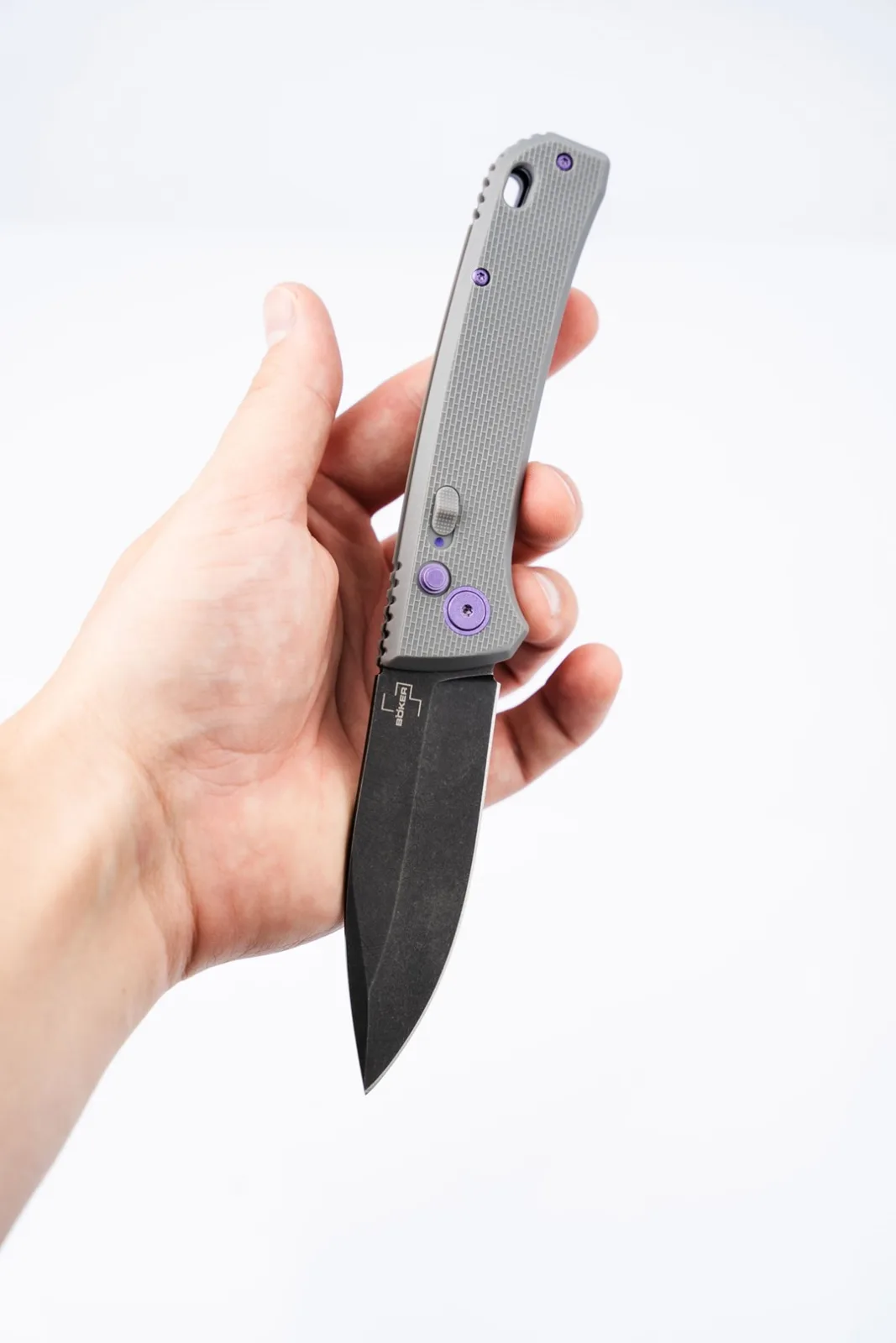 Nóż automatyczny Böker Plus FRND Gray D2 — zdjęcie 4