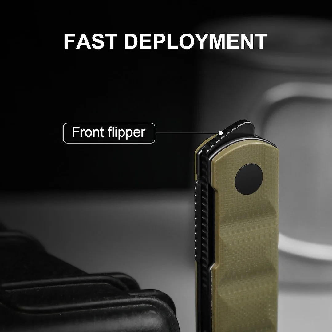 Nóż Kizer Bamboo G10 OD Green Nitro-V — zdjęcie 11