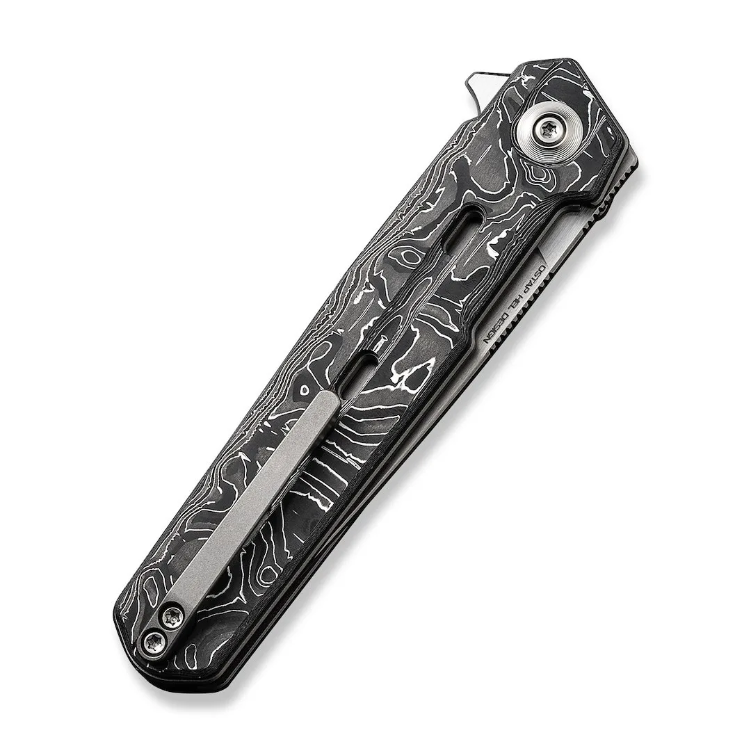 Nóż WE Knife Navo CPM-20CV Aluminum Foil CF — zdjęcie 5