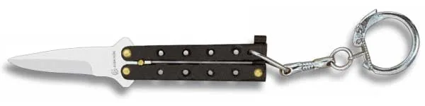 Nóż Brelok Albainox 02056-N Balisong Zamak Black