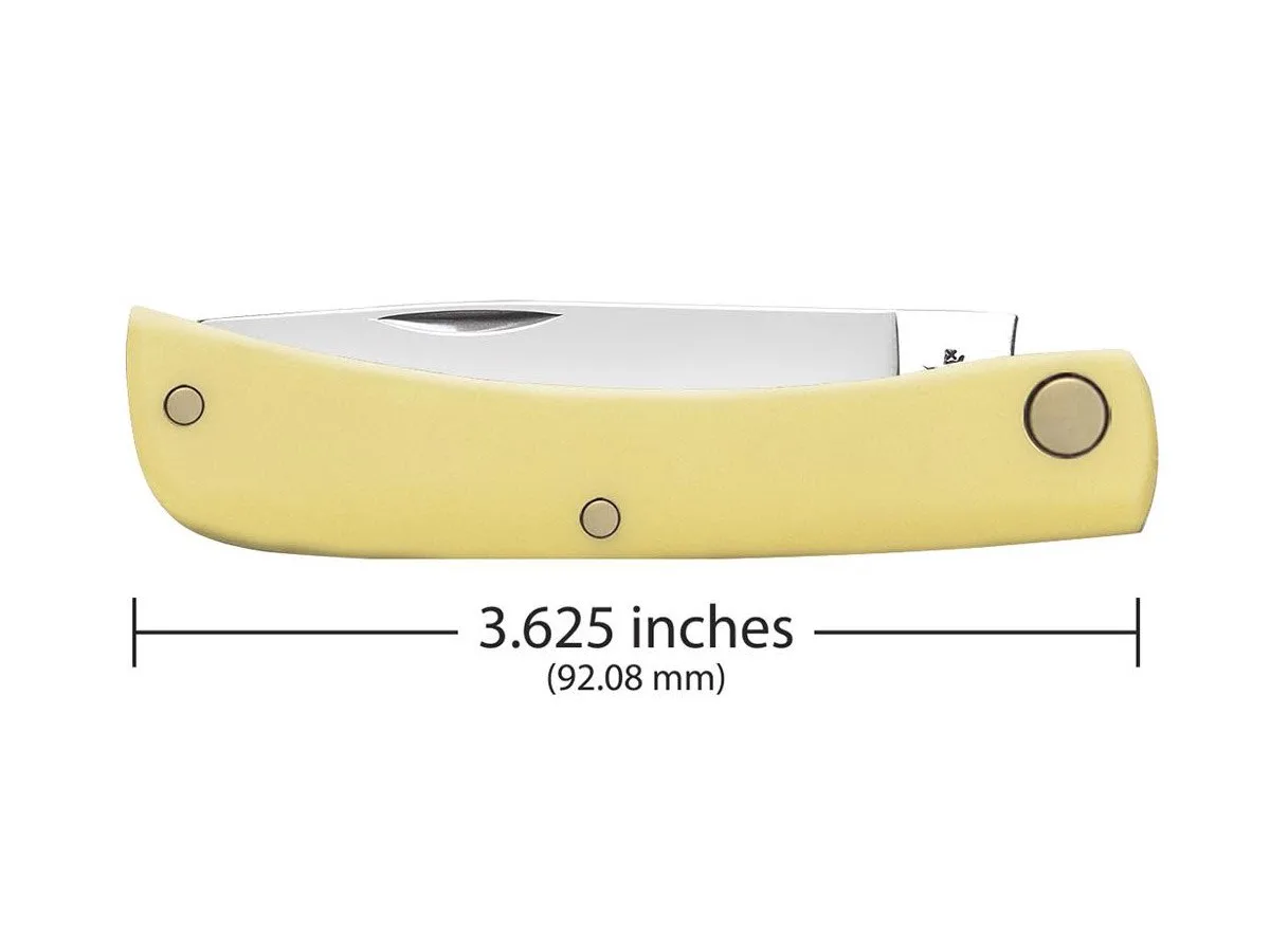Nóż Case Sod Buster Jr SS Yellow — zdjęcie 2