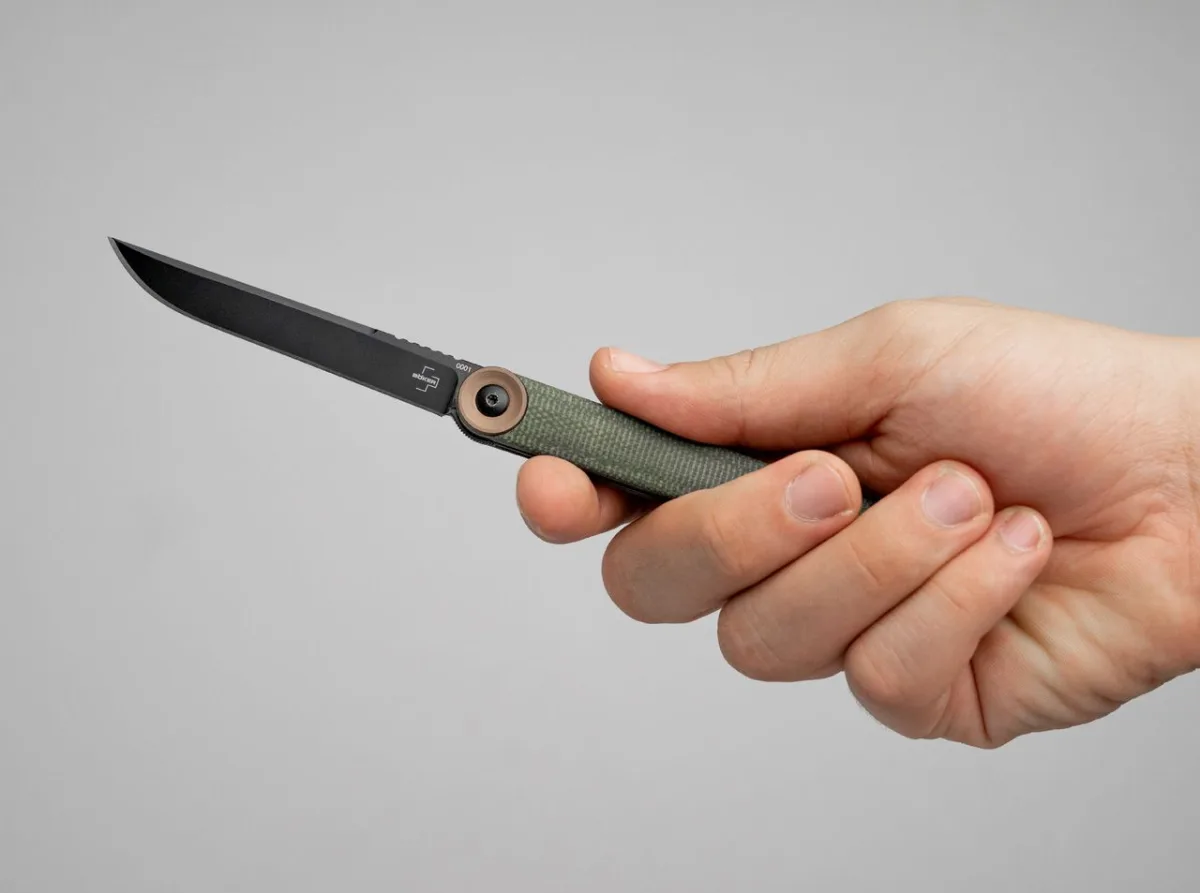 Nóż Böker Plus Kaizen Green Canvas Micarta — zdjęcie 5