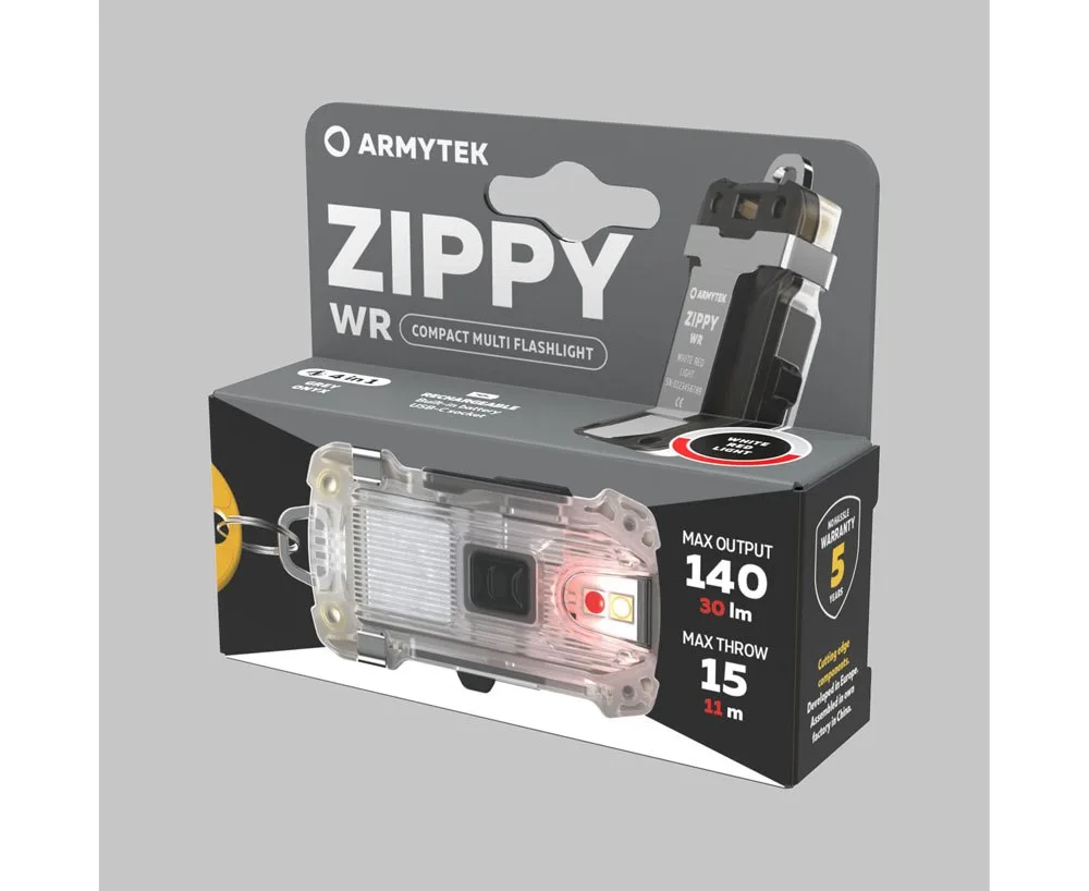 Latarka Armytek Zippy WR USB-C Grey 140/30 lm — zdjęcie 4