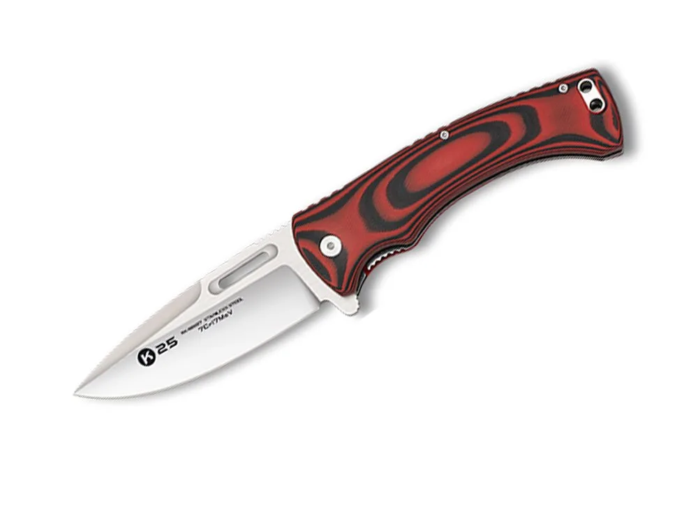 Nóż Taktyczny K25 18867 G10 Red Wengue — zdjęcie 1