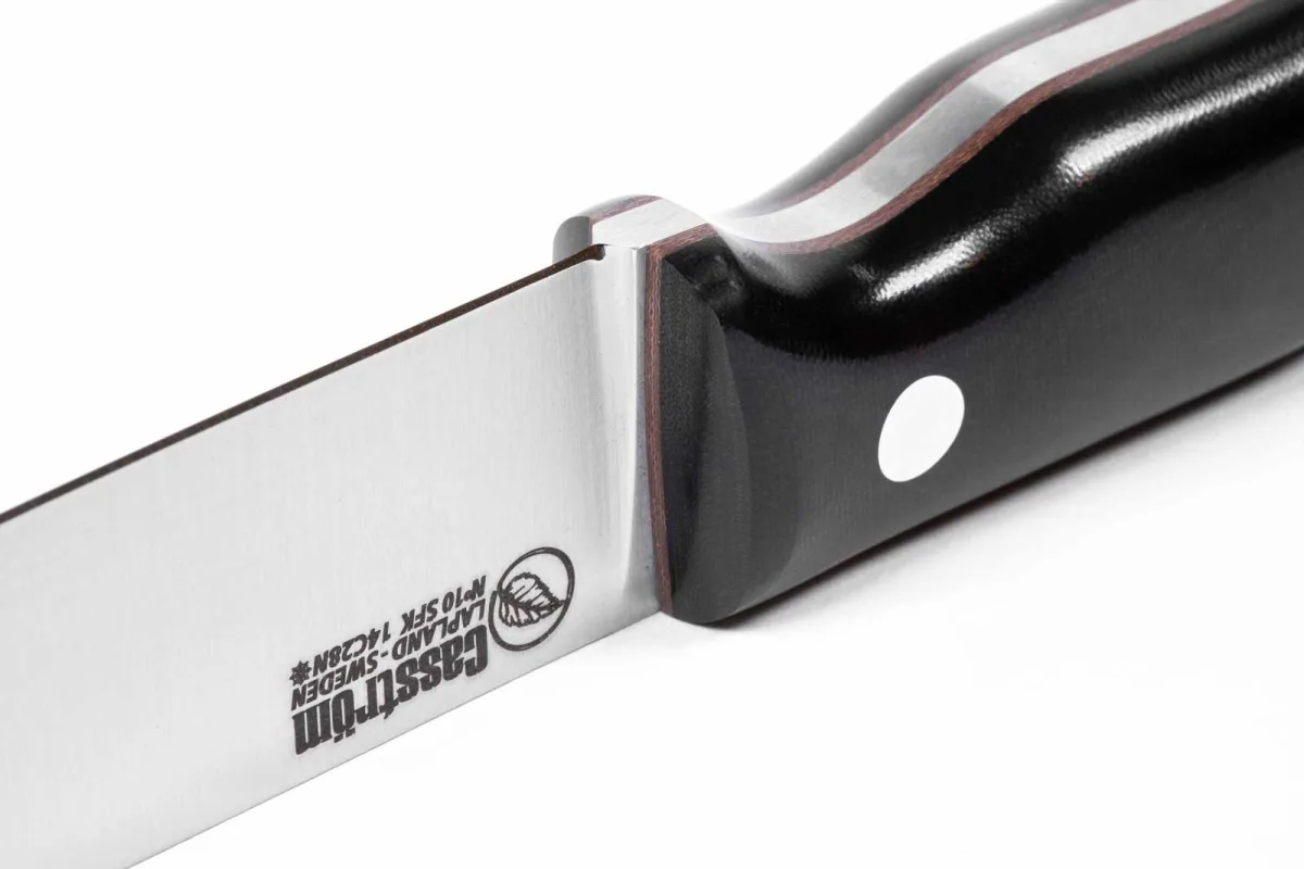 Nóż Casström No.10 SFK Black Micarta 14C28N Kydex — zdjęcie 5