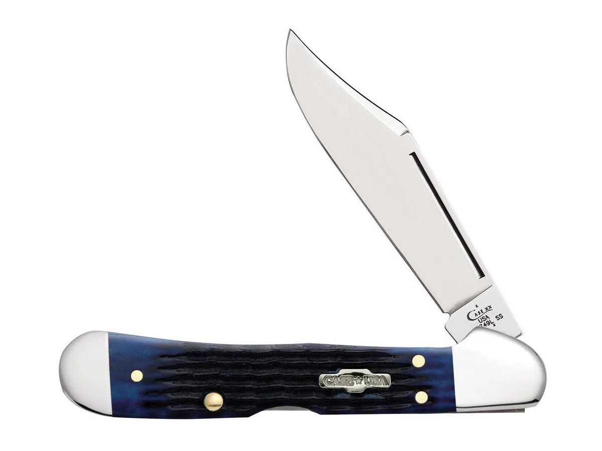 Nóż Case Rogers Mini Copperlock SS Blue — zdjęcie 1