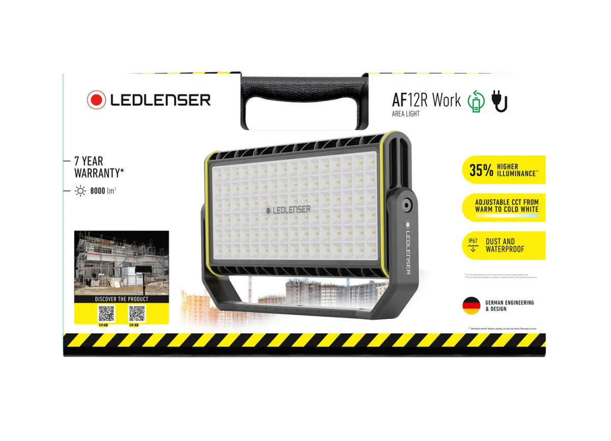 Latarka warsztatowa Ledlenser AF12R Work 8000lm — zdjęcie 2