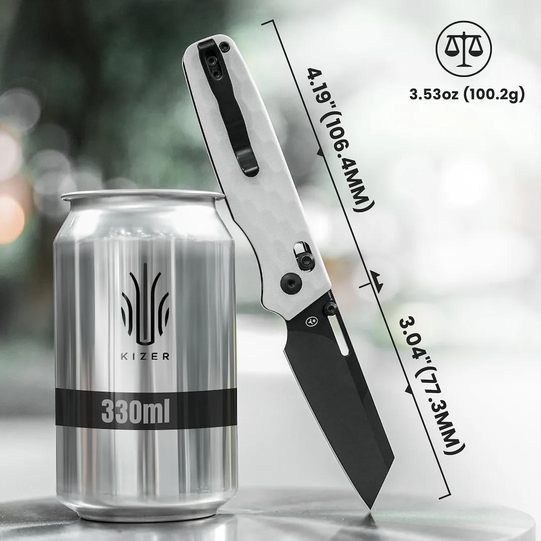 Nóż Kizer Task White G10 Nitro-V — zdjęcie 17