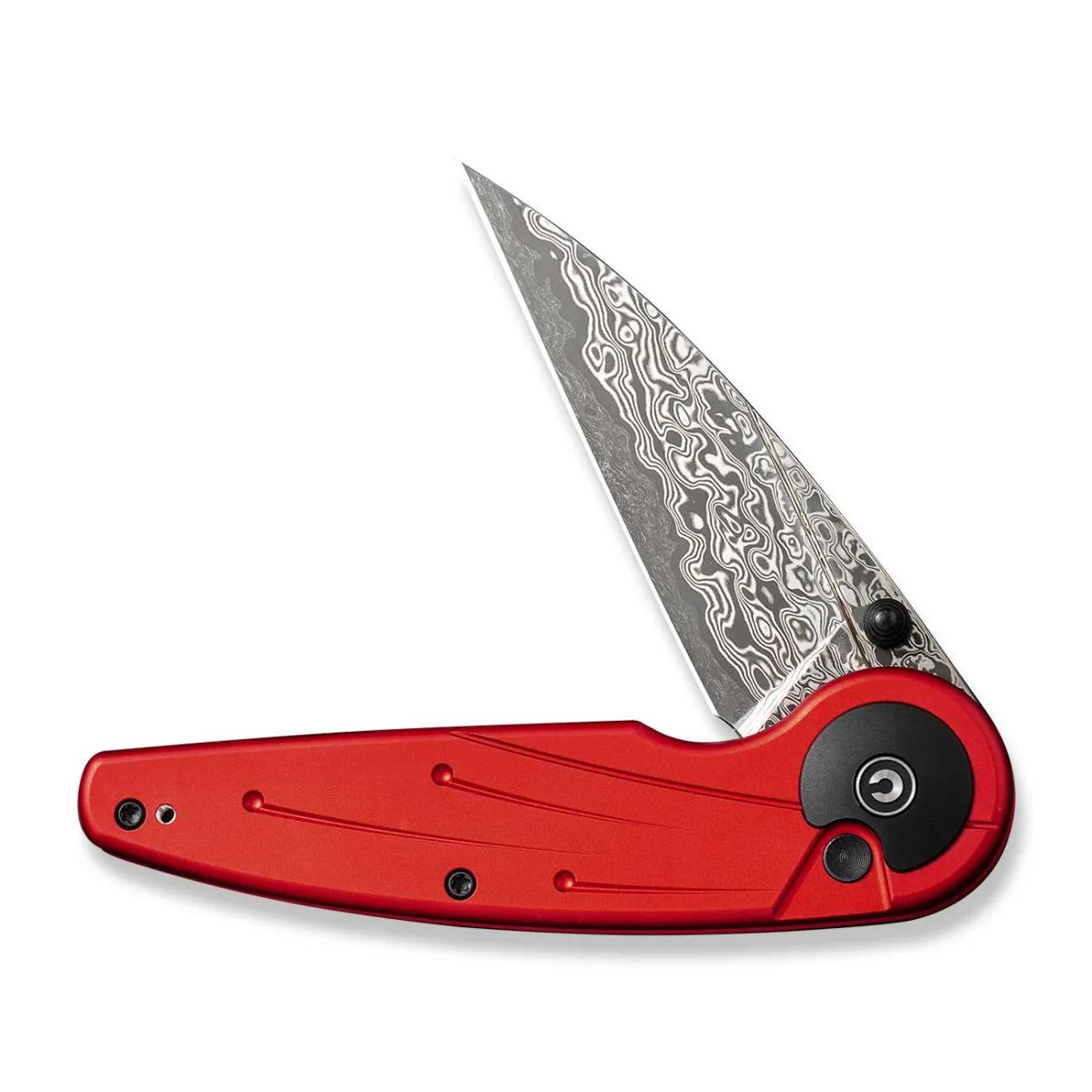 Nóż Civivi Starflare Damascus Red Aluminum — zdjęcie 3