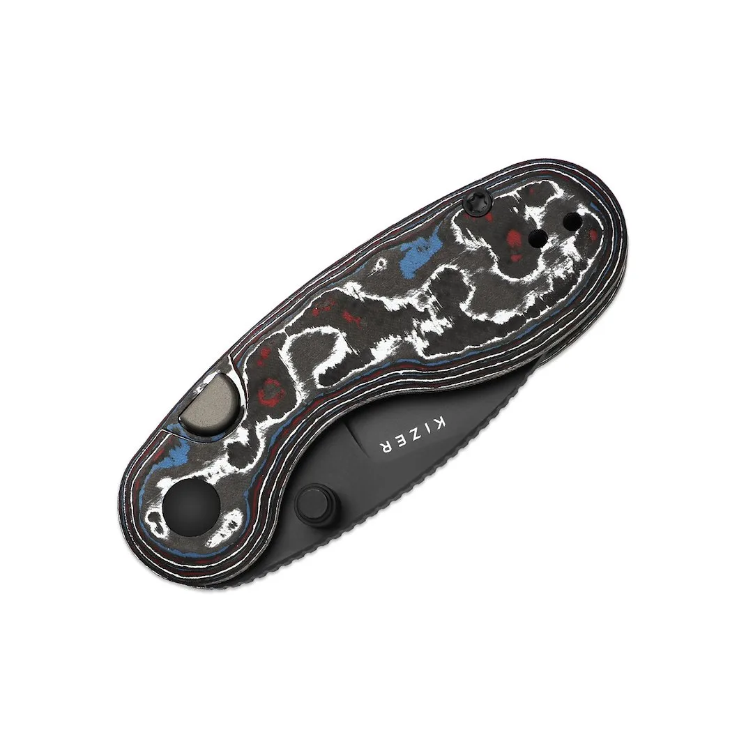 Nóż Kizer Microbe Fat Carbon M390 — zdjęcie 5