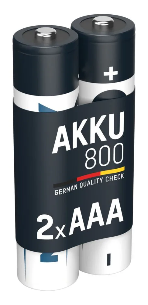 Akumulator Ansmann NiMH AAA/HR03 800mAh maxE 2 szt — zdjęcie 2