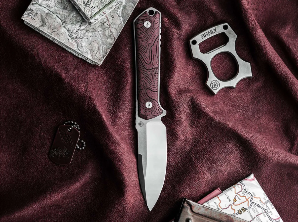 Nóż Böker Kiboku Richlite Red Topo RWL34 — zdjęcie 3