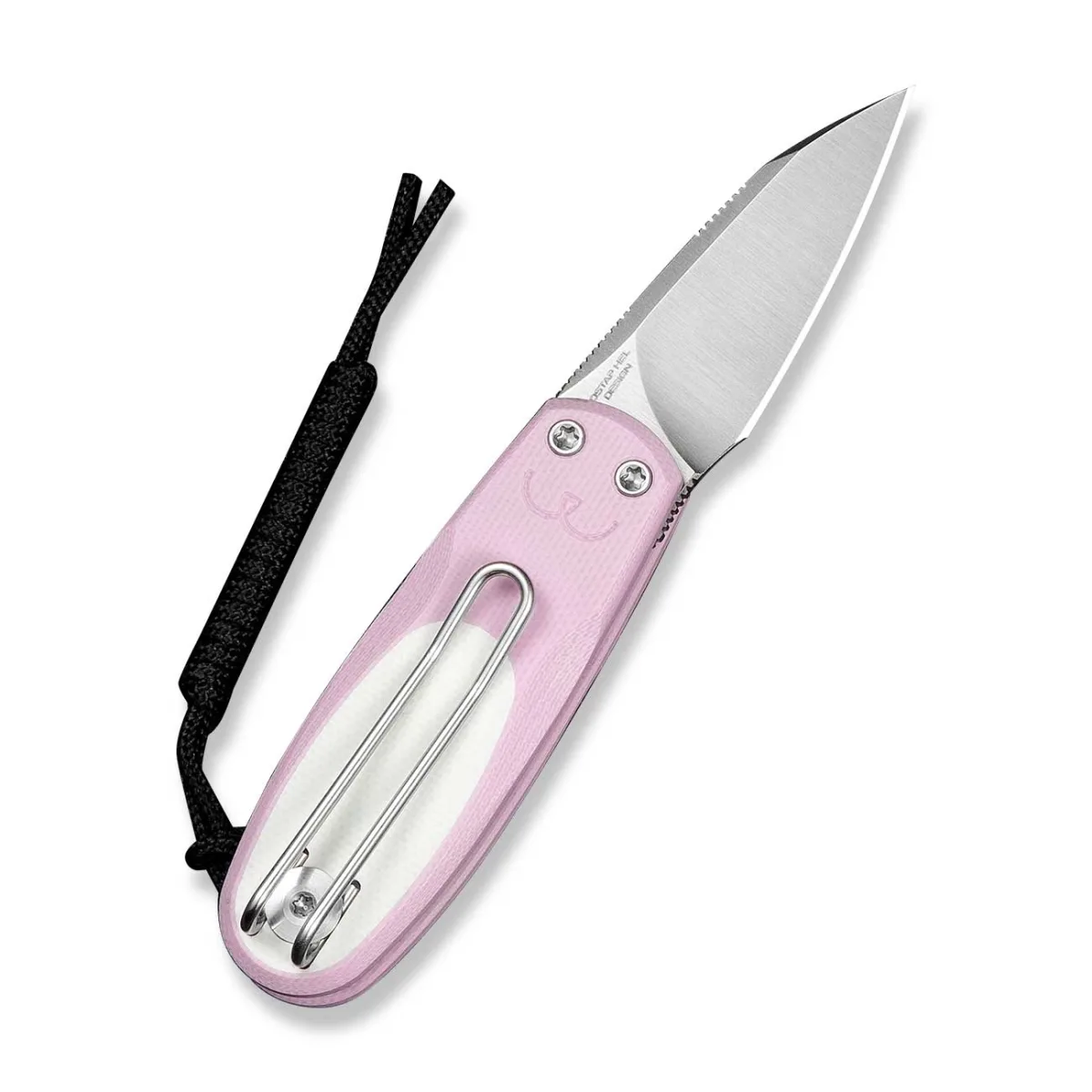 Nóż Civivi Purr Nitro-V Powder Pink & White G10 — zdjęcie 2