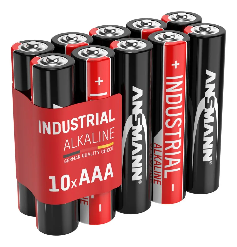 Baterie alkaliczne Ansmann Industrial AAA/LR03 10x — zdjęcie 1