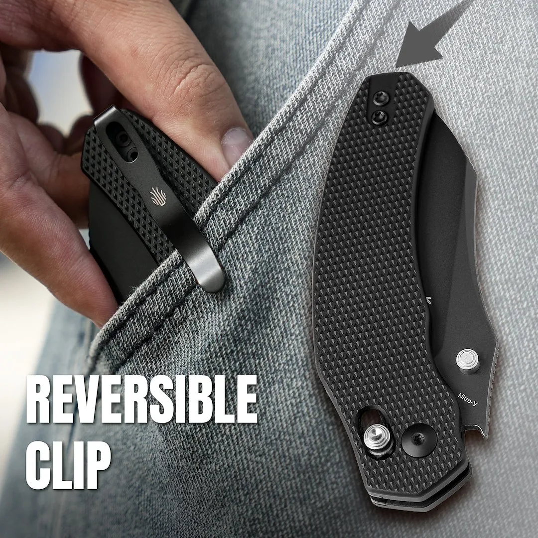 Nóż Kizer Bulldog Aluminum Nitro-V — zdjęcie 14