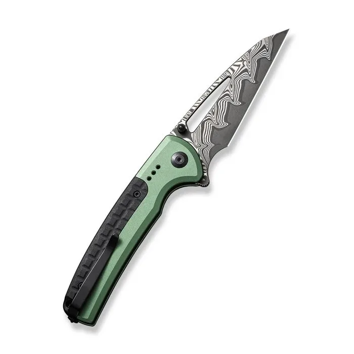 Nóż CIVIVI Sentinel Strike Damast Green Alu FRN — zdjęcie 2