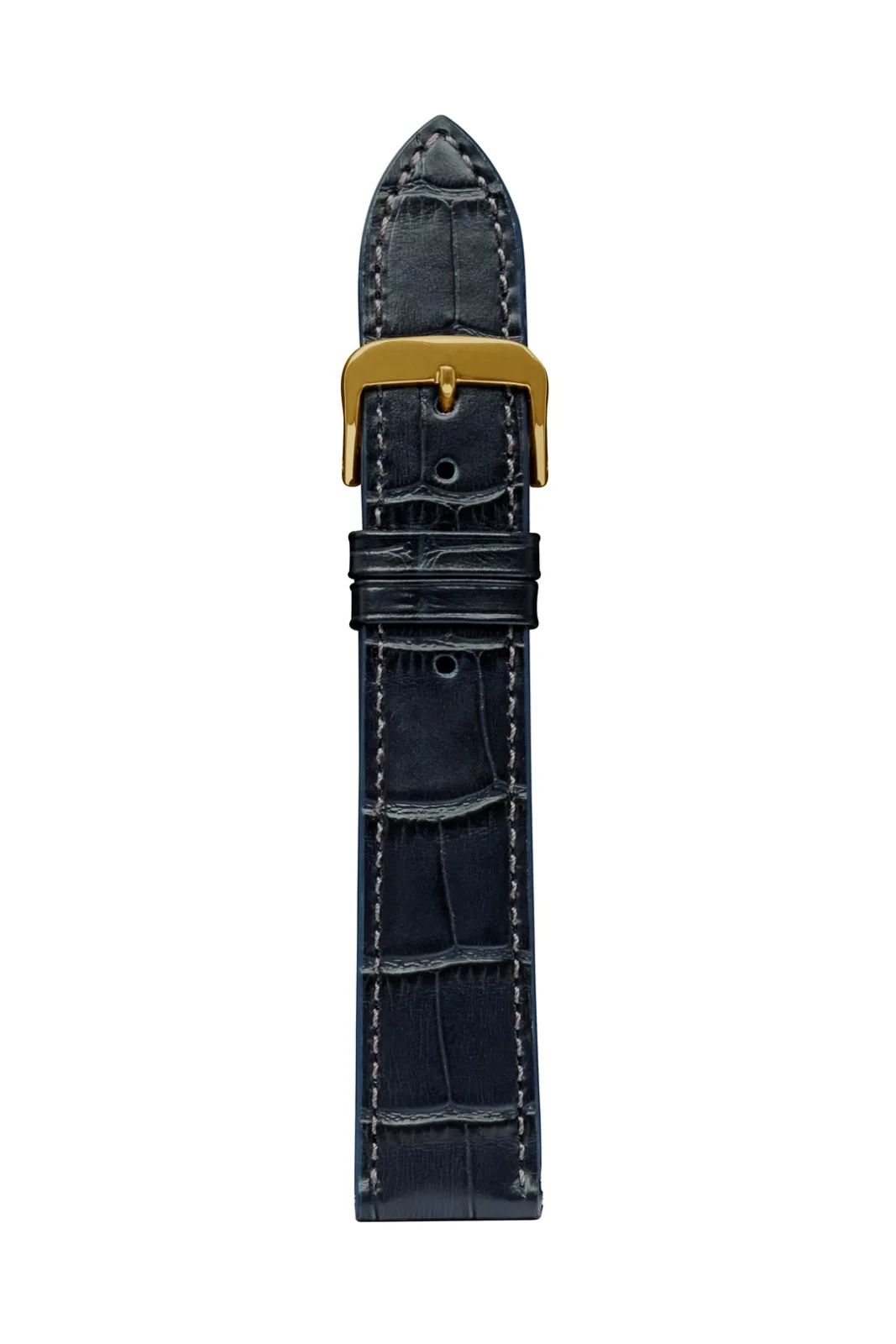 Pasek skórzany Zeppelin antracytowy 20 mm — zdjęcie 1