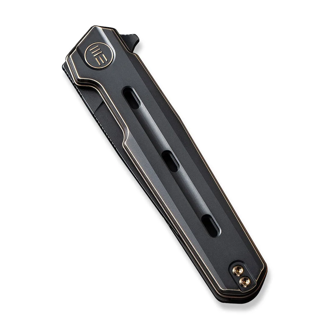 Nóż WE Knife Navo CPM-20CV Bronze & Black Titanium — zdjęcie 4