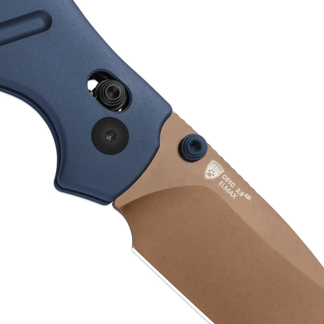 Nóż Kizer C01C 2.9 CD Aluminum ELMAX — zdjęcie 6