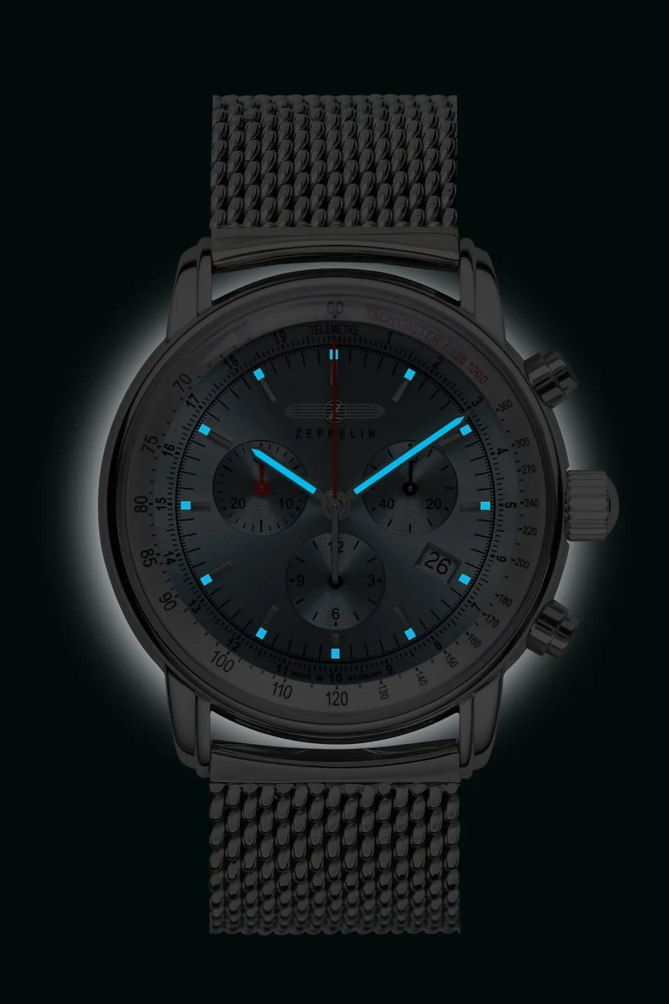 Zegarek Zeppelin LZ 14 Marine 8886M3, 42mm — zdjęcie 2