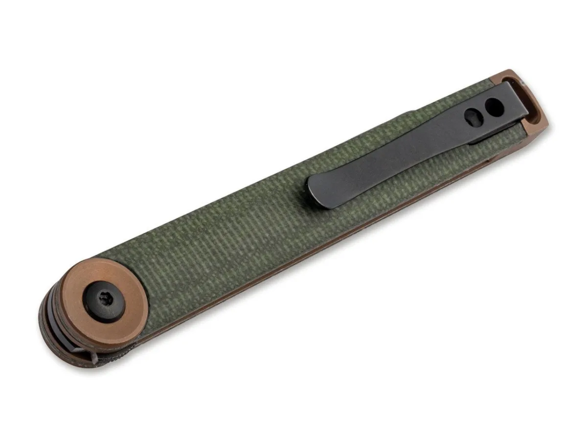 Nóż Böker Plus Kaizen Green Canvas Micarta — zdjęcie 2