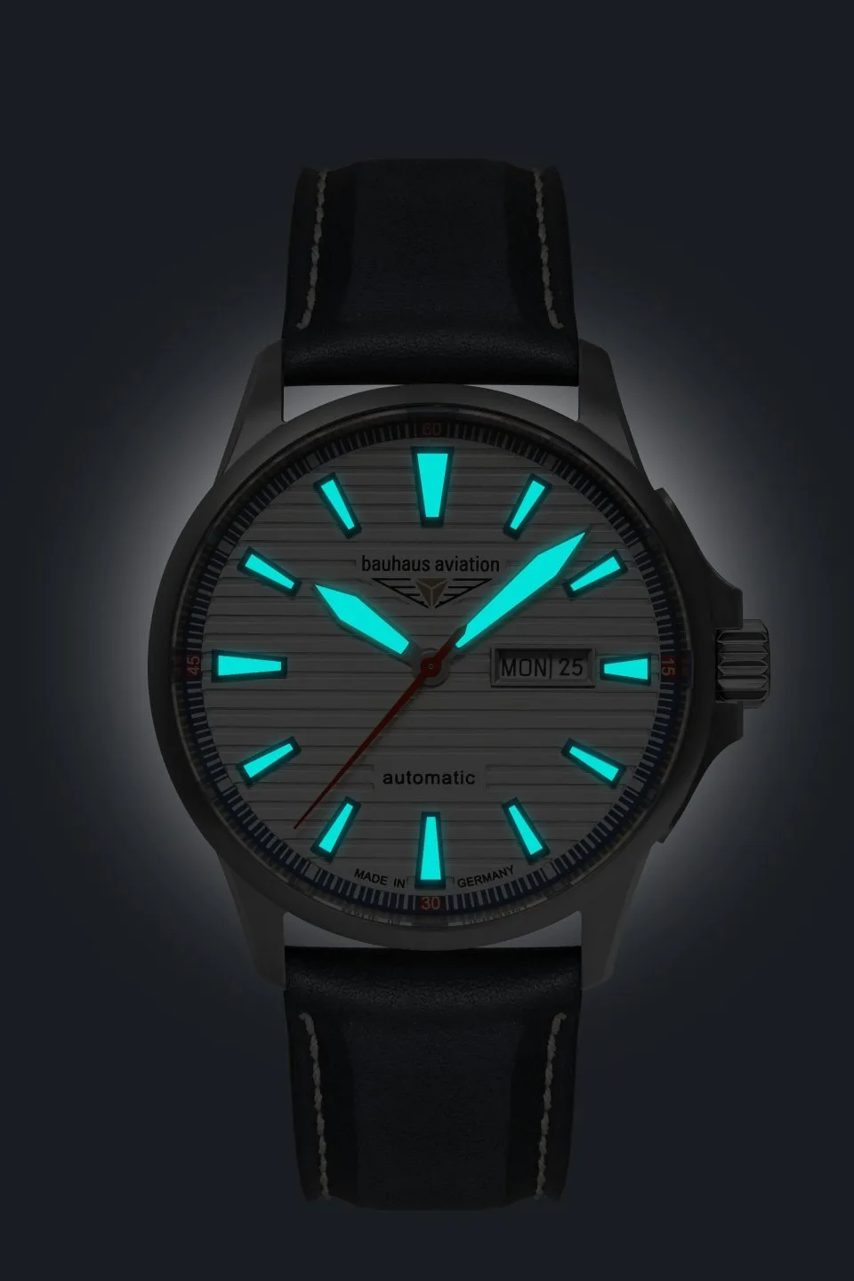 Zegarek Bauhaus Aviation Titanium 28621, 42mm — zdjęcie 2