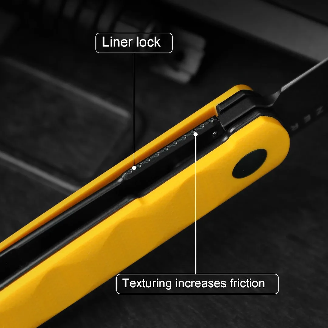 Nóż Kizer Bamboo G10 Yellow Nitro-V — zdjęcie 11