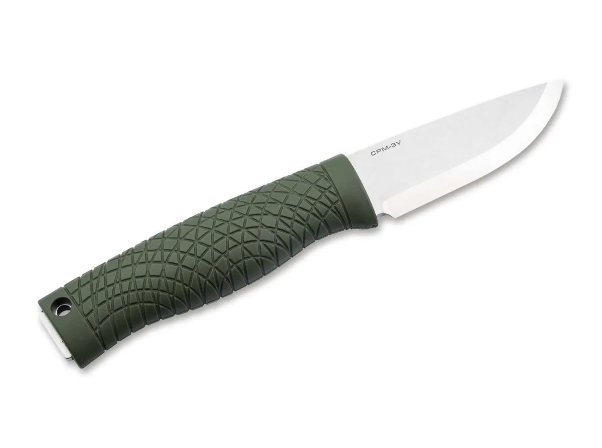 Nóż Böker Solingen Bronco Mini CPM3V Green Scandi — zdjęcie 2