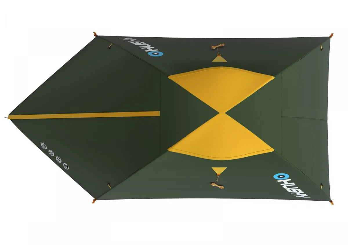 Namiot Husky BIZAM 2 classic green — zdjęcie 4