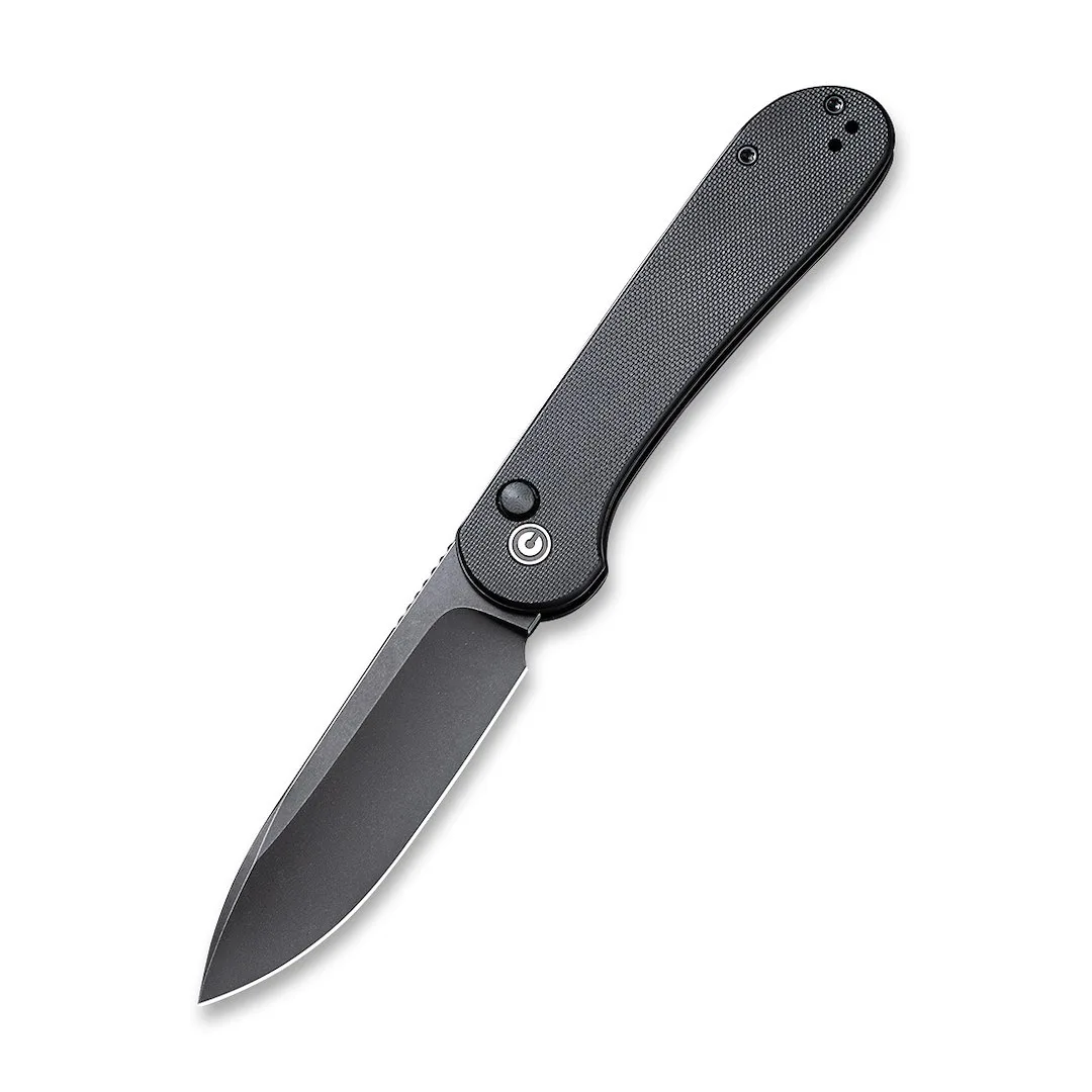 Nóż CIVIVI Button Lock Elementum All Black G10 — zdjęcie 1