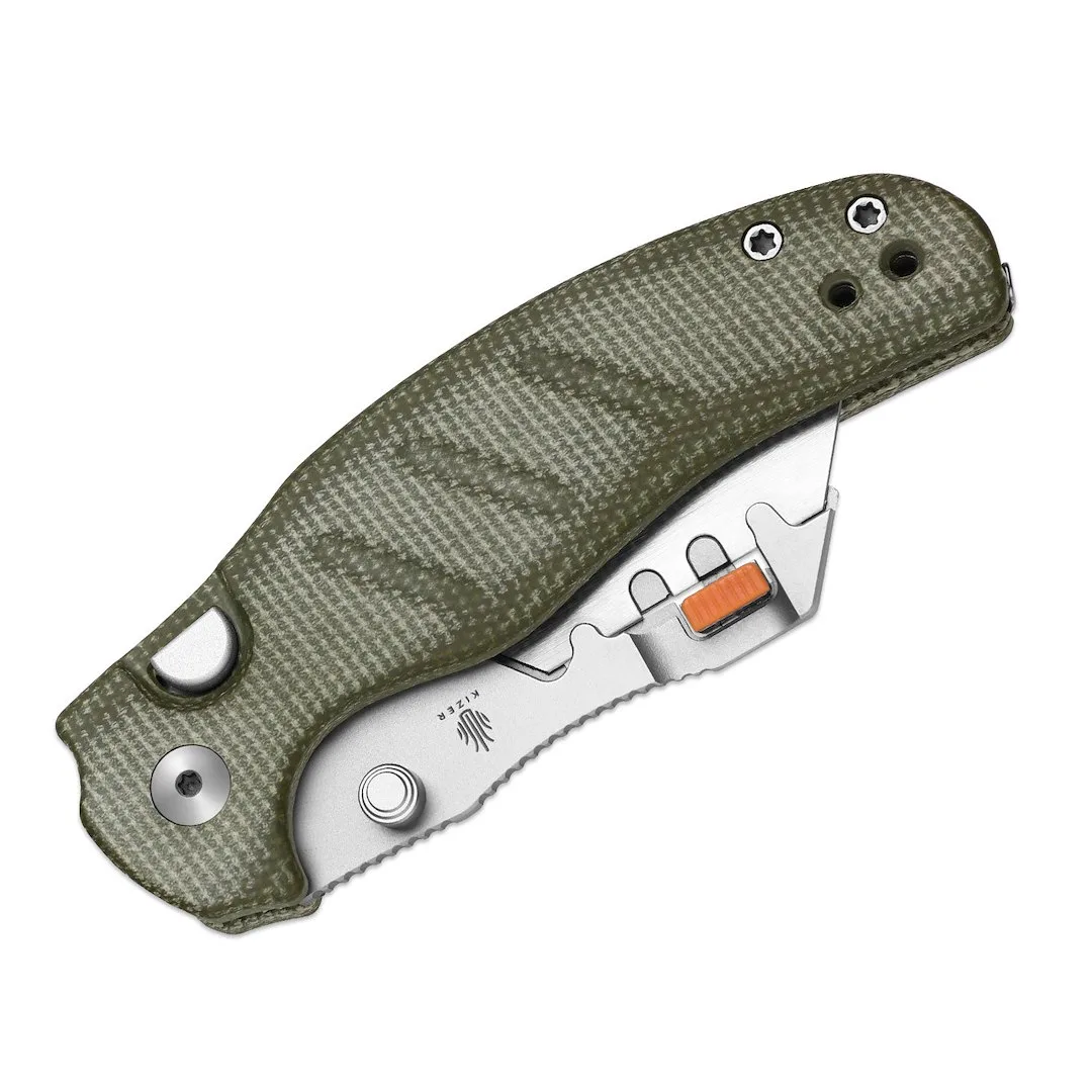 Nóż Kizer C01C Uti 2 Micarta 5Cr15MoV — zdjęcie 5
