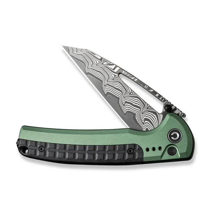 Nóż CIVIVI Sentinel Strike Damast Green Alu FRN — zdjęcie 4