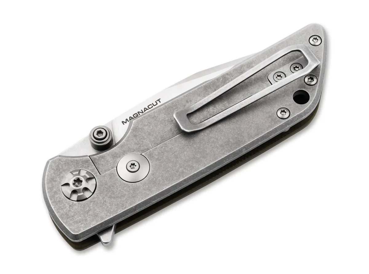 Nóż Böker Solingen Sherman EDC II G10 ODGreen MCut — zdjęcie 2