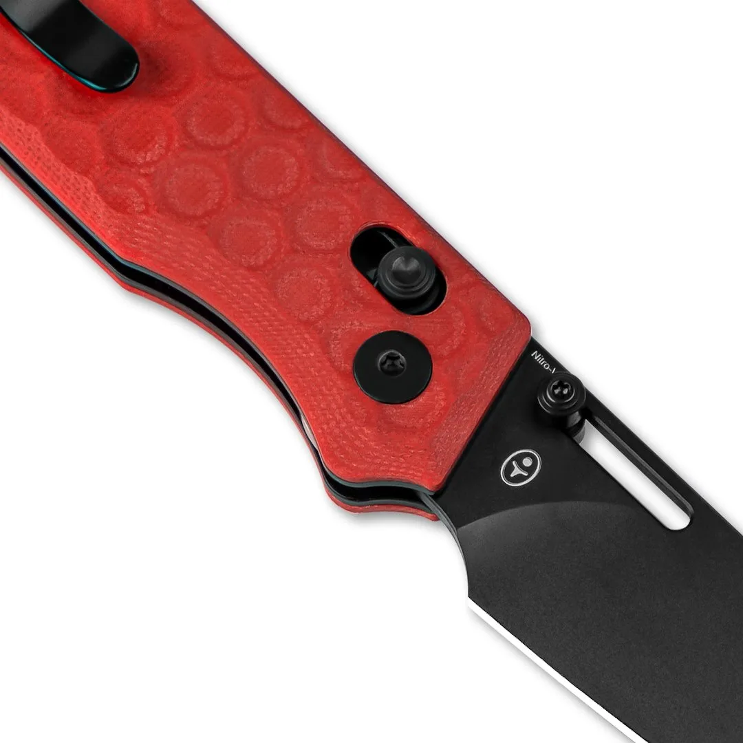 Nóż Kizer Task Red G10 Nitro-V — zdjęcie 6