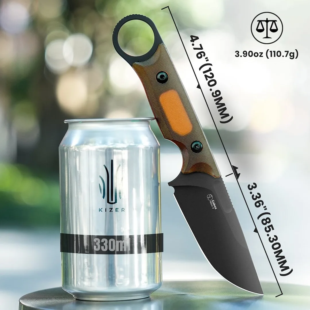Nóż Kizer Fixed Cabox PEI Nitro-V — zdjęcie 12