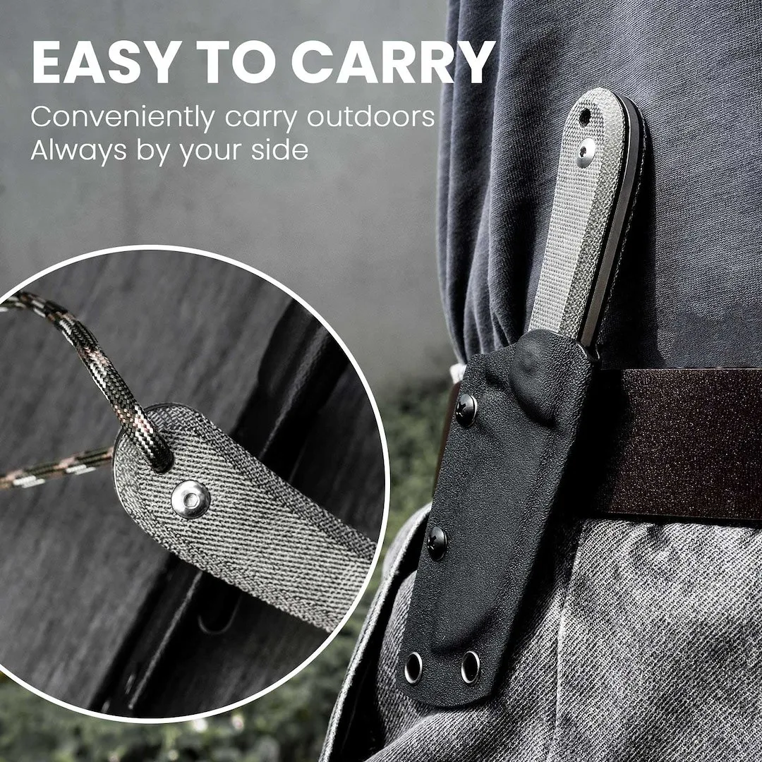 Nóż Kizer Fixed Deckhand Micarta+G10 D2 — zdjęcie 10