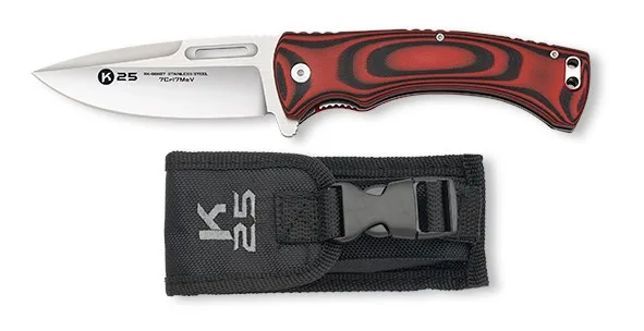 Nóż Taktyczny K25 18867 G10 Red Wengue — zdjęcie 2