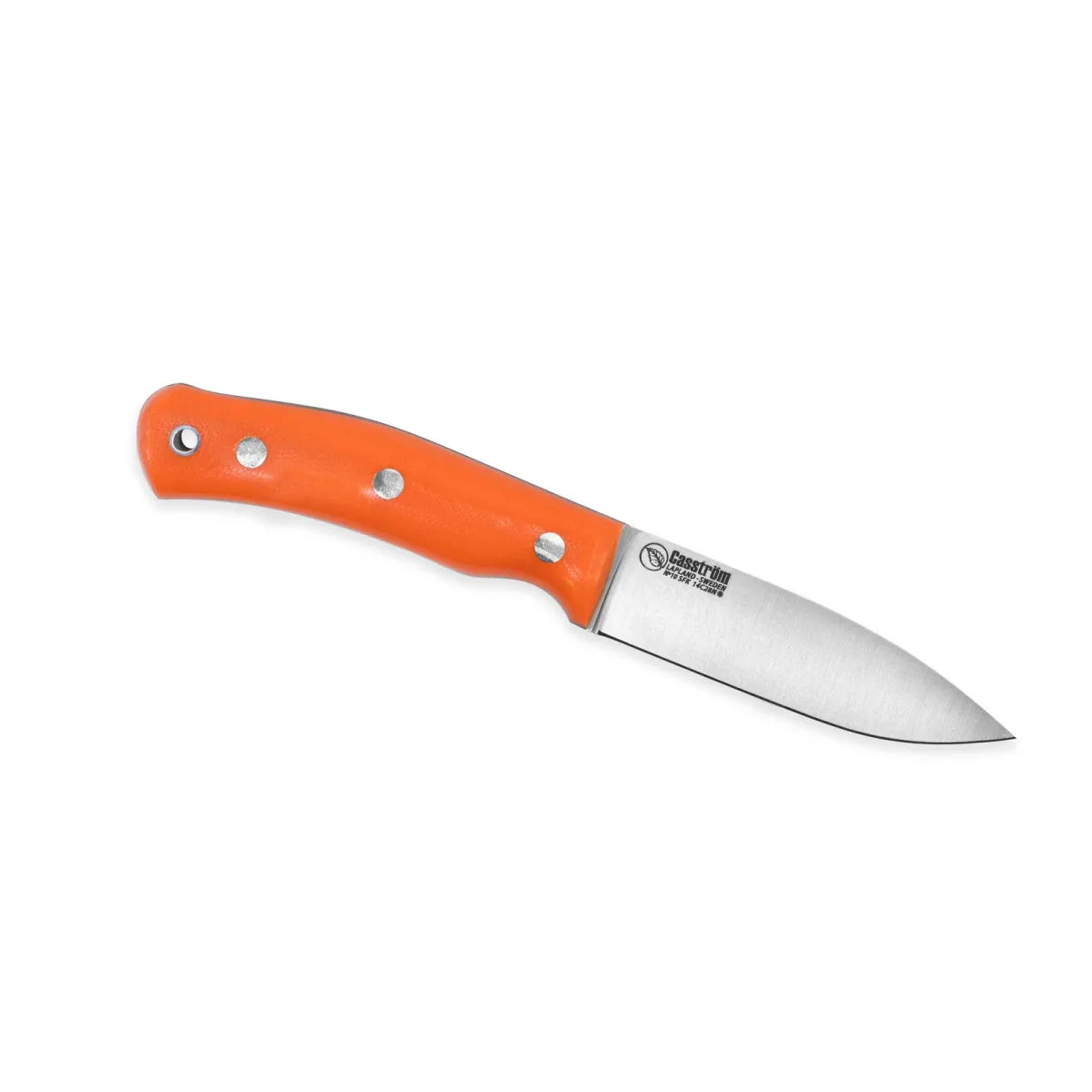Nóż Casström No.10 SFK Orange G10 14C28N Kydex — zdjęcie 2