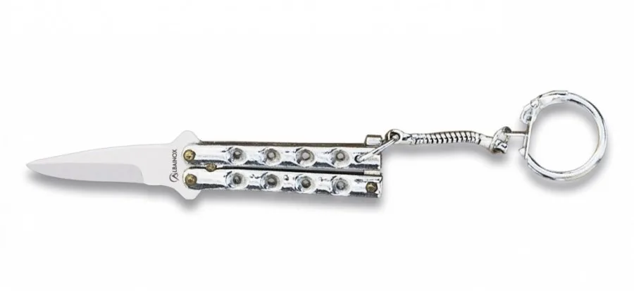 Nóż Brelok Albainox 02056-C Balisong Zamak Chrome