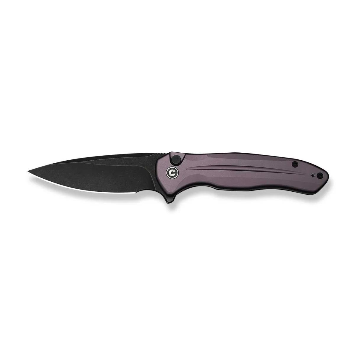Nóż CIVIVI Button Lock Kitefin Purple Alu 14C28N — zdjęcie 8