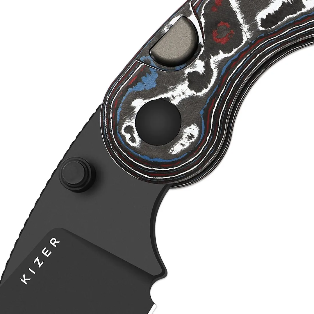 Nóż Kizer Microbe Fat Carbon M390 — zdjęcie 3