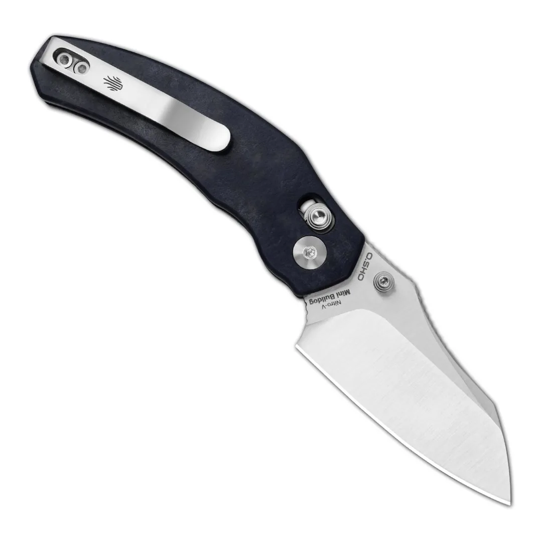 Nóż Kizer Mini Bulldog Richlite Nitro-V — zdjęcie 2