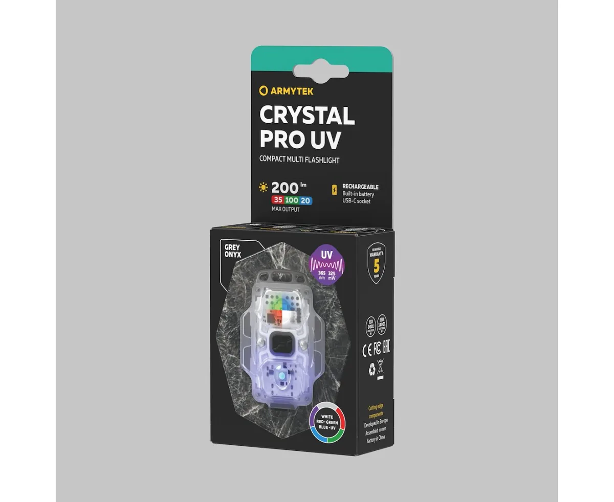 Latarka Armytek Crystal Pro UV Grey 200 lm — zdjęcie 2