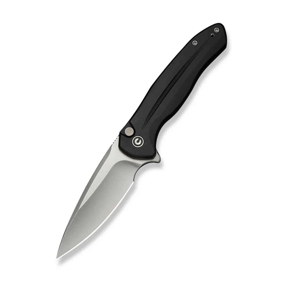 Nóż CIVIVI Button Lock Kitefin Black Alu 14C28N — zdjęcie 1
