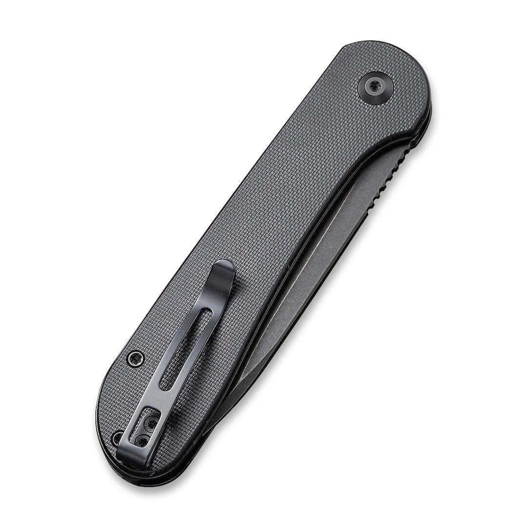Nóż CIVIVI Button Lock Elementum All Black G10 — zdjęcie 6