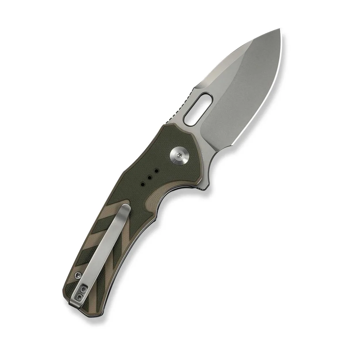 Nóż CIVIVI Vexron G10 Milled Green & Tan 14C28N — zdjęcie 2