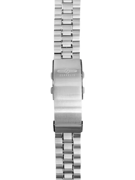 Bransoleta stalowa Zeppelin srebrna, diver 22 mm — zdjęcie 2
