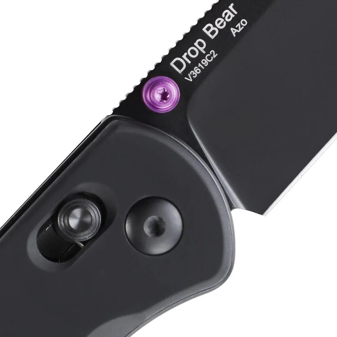 Nóż Kizer Drop Bear Black Aluminum 154CM — zdjęcie 6