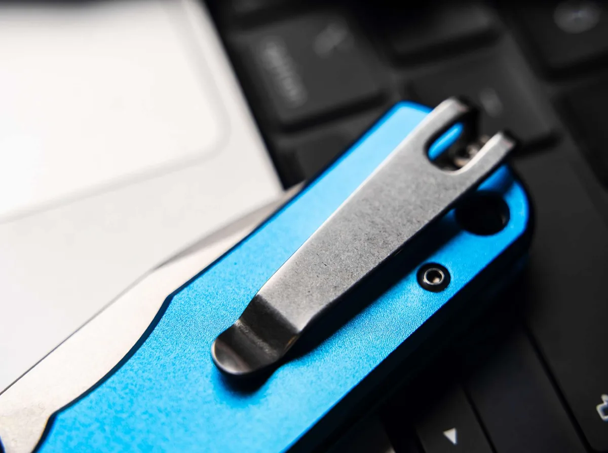 Nóż Böker Plus Rockstub Blue Elox 14C28N — zdjęcie 6